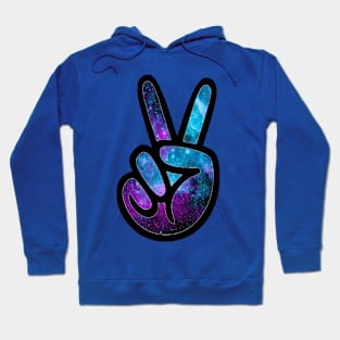 Galactic Peace Symbol Hoodie